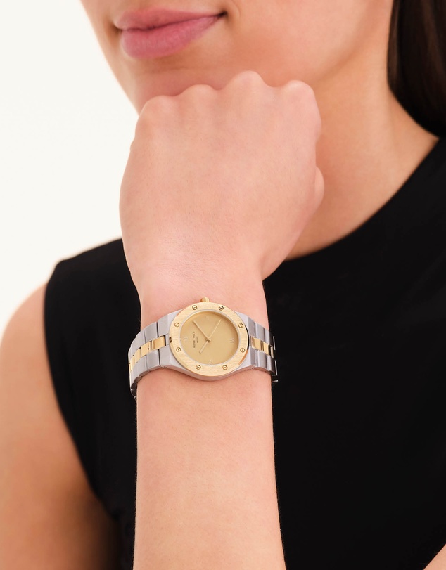 Rosefield - Rose Matte Duotone Gold Silver Bracelet Watch