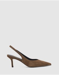 Siren - Yory Slingback Kitten Heels