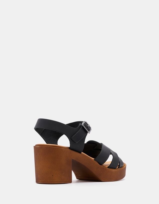 BioNatura - Verna Leather Platform Heels