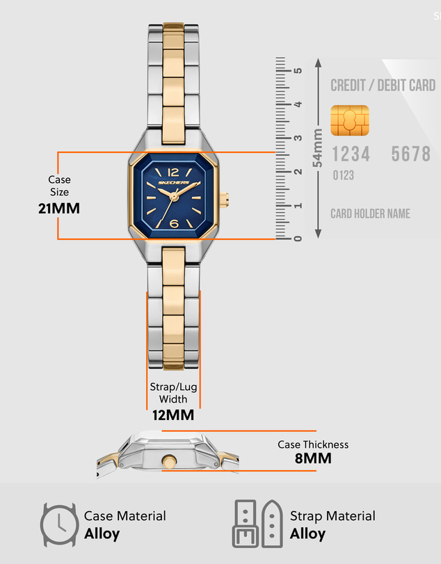 Skechers - Arbella Silver Tone Analogue Watch