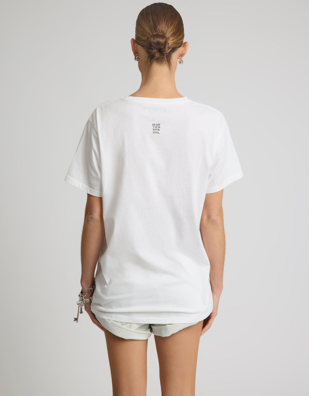 ONE TEASPOON - Art Boyfriend Tee - White