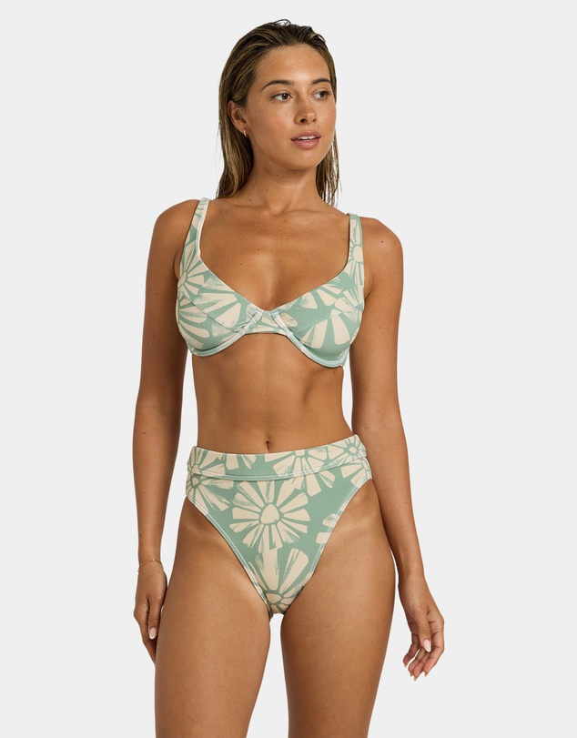 Roxy - Womens Suntribe Mod Mid Waist Bikini Bottom
