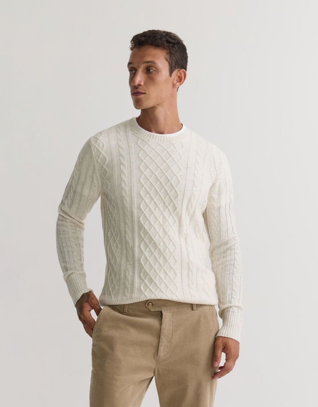 Oxford - Bruno Wool Cable Knit