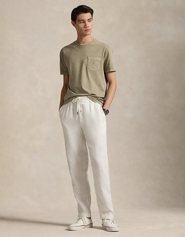 Polo Ralph Lauren - Custom Slim Mineral-Dyed Pocket T-Shirt
