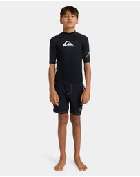 Quiksilver - Boys 8 to 16 All Time Rash Vest