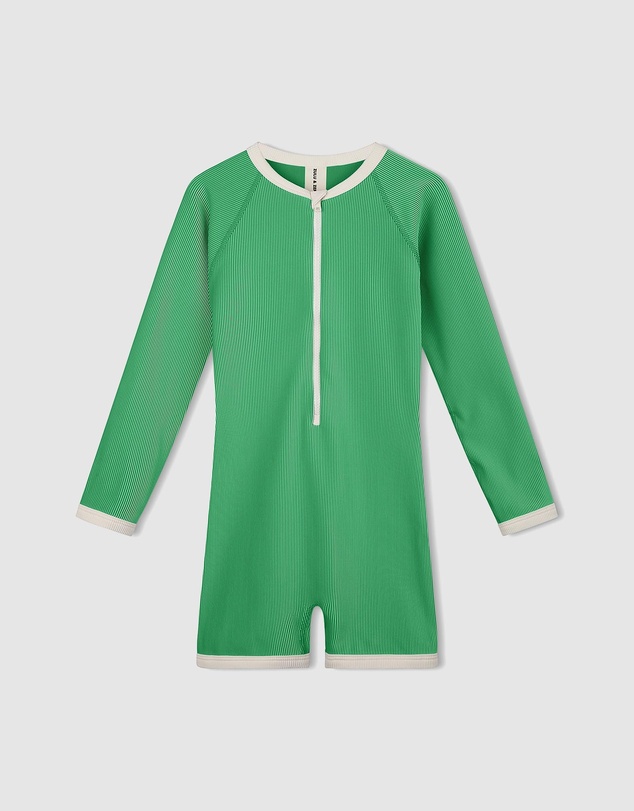 Zulu & Zephyr Mini - Mini Stripe Rib Surf Suit - Kids