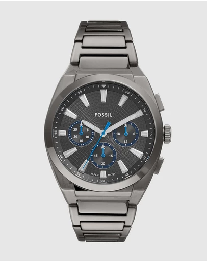 Fossil - Everett Gun-Metal Chronograph Watch