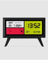 Newgate - Newgate Spectronoma Lcd Alarm Clock Matte Black