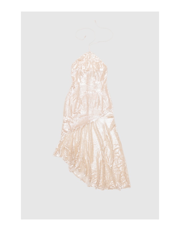 The Wolf Gang - Mina Sequin Maxi Dress - Gold