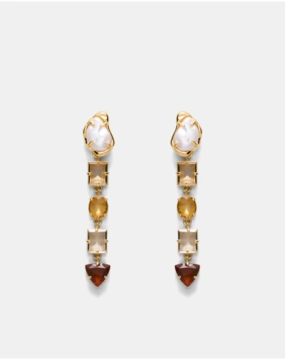 MIMCO - Ornithea Long Drop Earrings