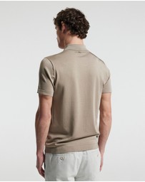 Calibre - Shiny Rayon Polo Stone