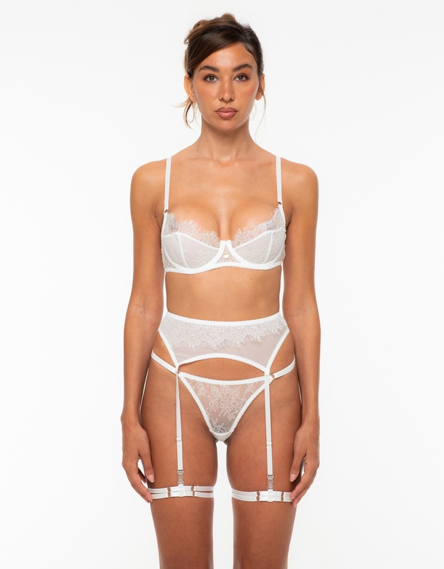One Empire - Rosetta White Lingerie Set