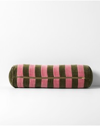 Aura Home - Velvet Stripe Bolster