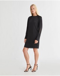 Calvin Klein - Satin Mini Shift Dress
