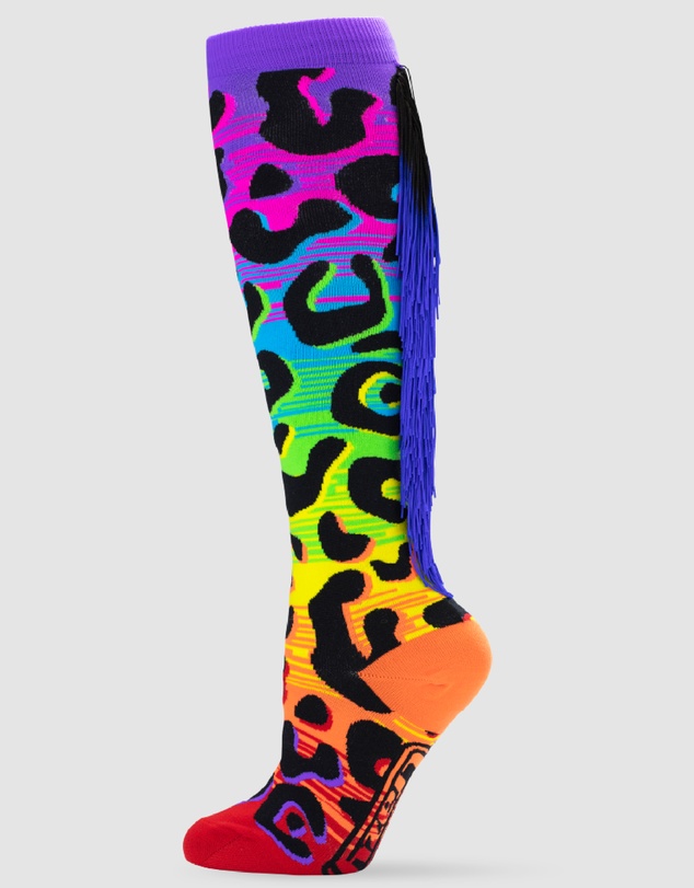 Crazy Skates - Crazy Socks Leopard Knee-High Socks