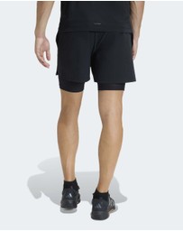 adidas Performance - D4T WORKOUT 2IN1 SHORTS Mens