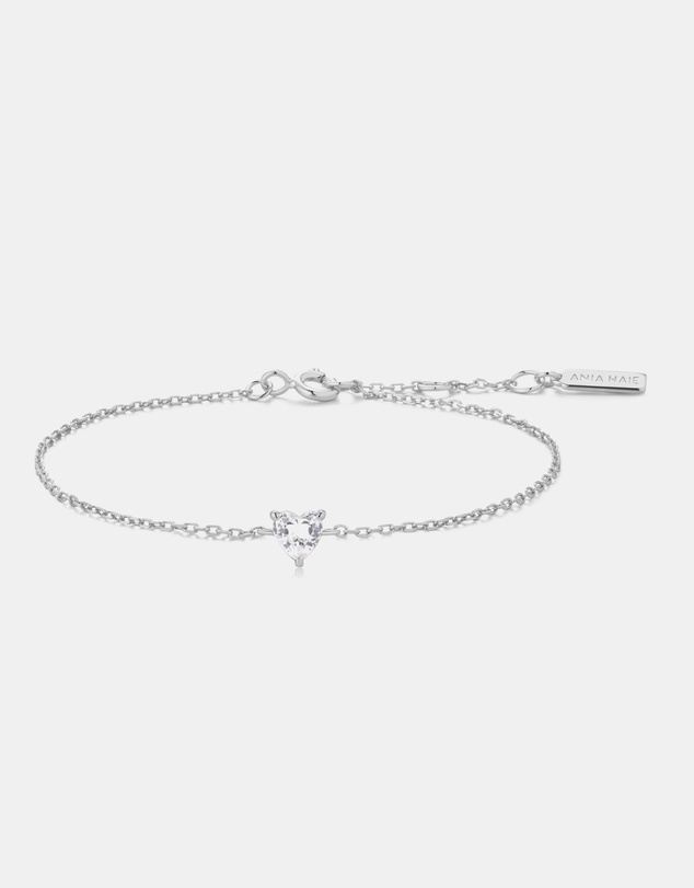 Ania Haie - Ania Haie Silver Sparkle Heart Bracelet