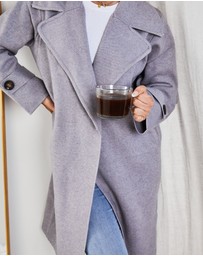 Esther & Co - Fireplace Coat - Grey