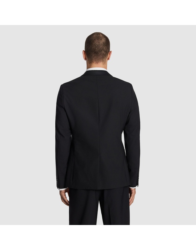 yd. - Seville Slim Fit Tuxedo Wool Blend Suit Jacket