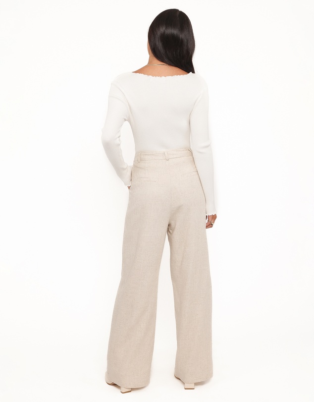 Petal & Pup - Dean Linen Pants - Beige