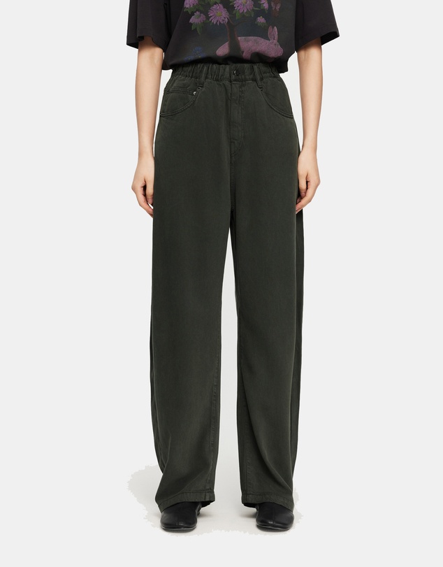 JNBY - JNBY Denim Effect Wide-Leg Trouser