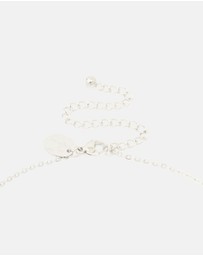 Lovisa - Waterproof Stainless Steel Large Bubble Letter A Necklace