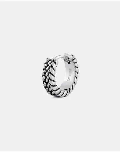 Serge DeNimes - Silver Guard Earring