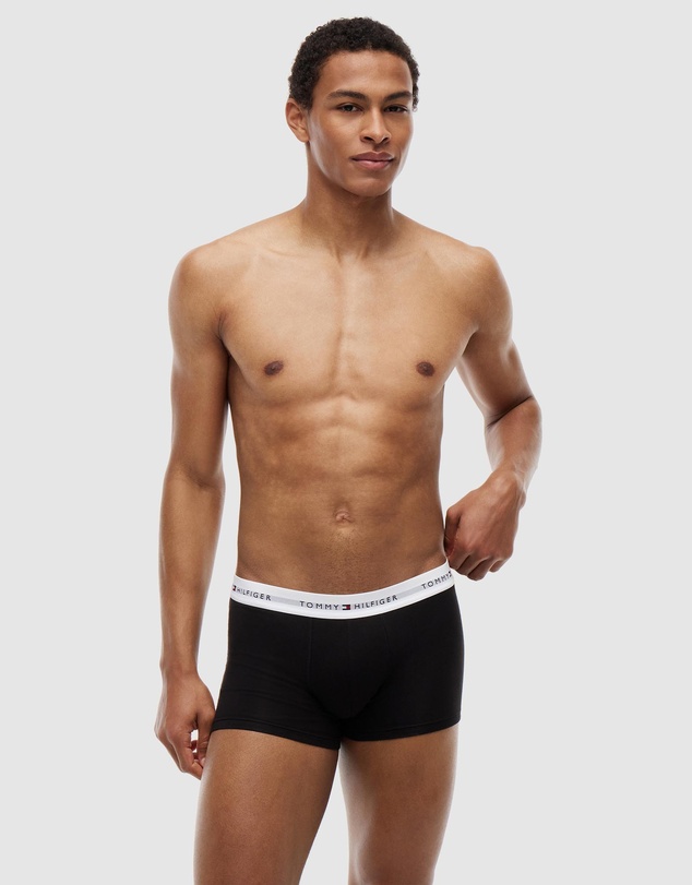 Tommy Hilfiger - 3-Pack Essential Logo Waistband Trunks