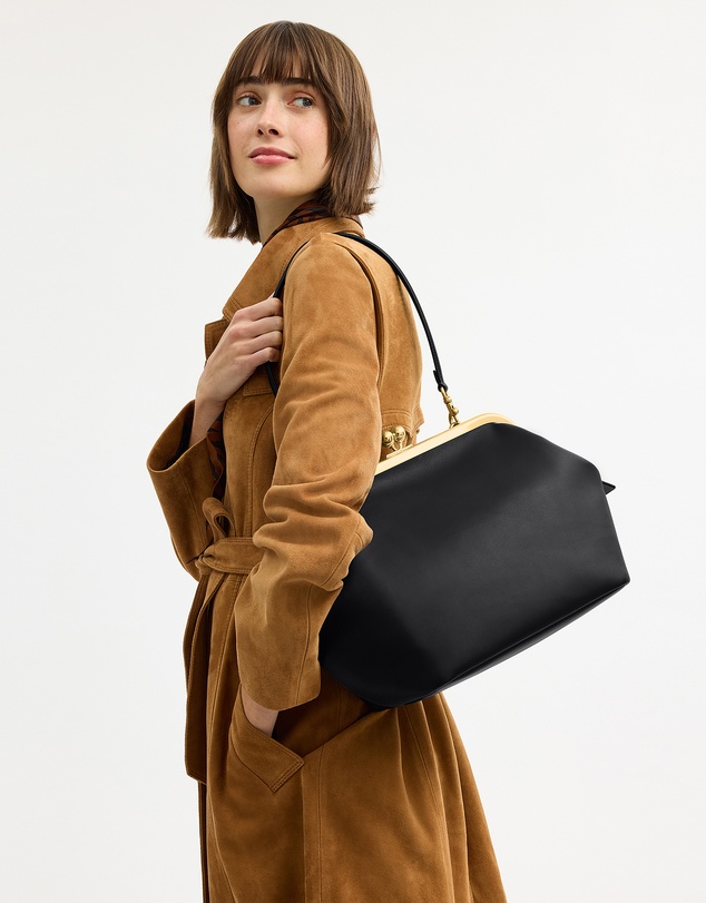 Coach - Glovetanned Leather Kisslock Frame Bag 27