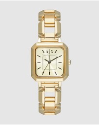 Armani Exchange - Gold Tone Analogue Watch