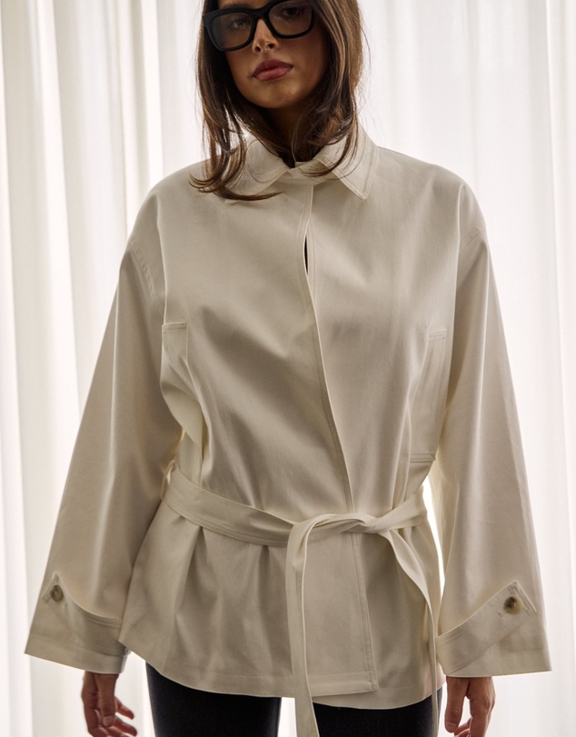 Style Addict - Belted Trench Jacket