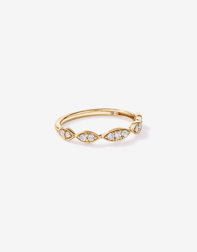 Michael Hill - 0.20TW Diamond Twist Wedding Band in 14kt Yellow Gold