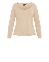 City Chic - Liz Scoop Top