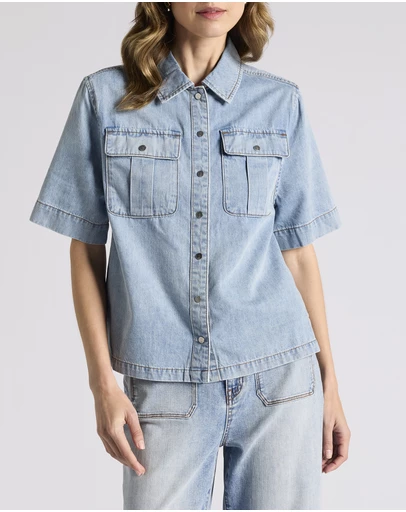 David Lawrence - Gacia SS Denim Shirt