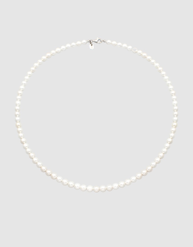 Kuzzoi - ICONIC EXCLUSIVE - Classic Shell Pearl Necklace in 925 Sterling Silver