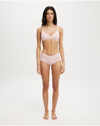 Cotton On Body - Cotton Lace Triangle Padded Bralette