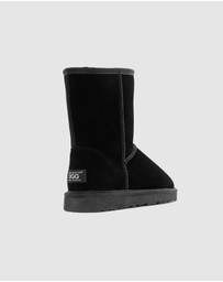 Ozwear Connection Uggs - Ugg Boots Genuine Australian Sheepskin Unisex Short Classic Suede