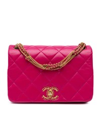 Pre-Loved by Azura Reborn - Pre-Loved chanel Quilted Leather Shoulder Bag with Chain Strap