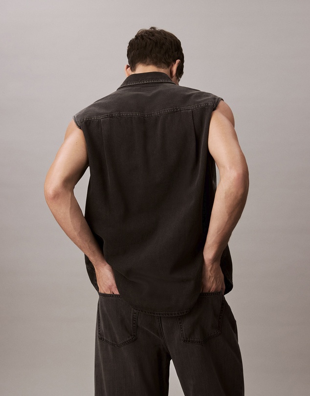 Calvin Klein Jeans - Sleeveless Denim Shirt