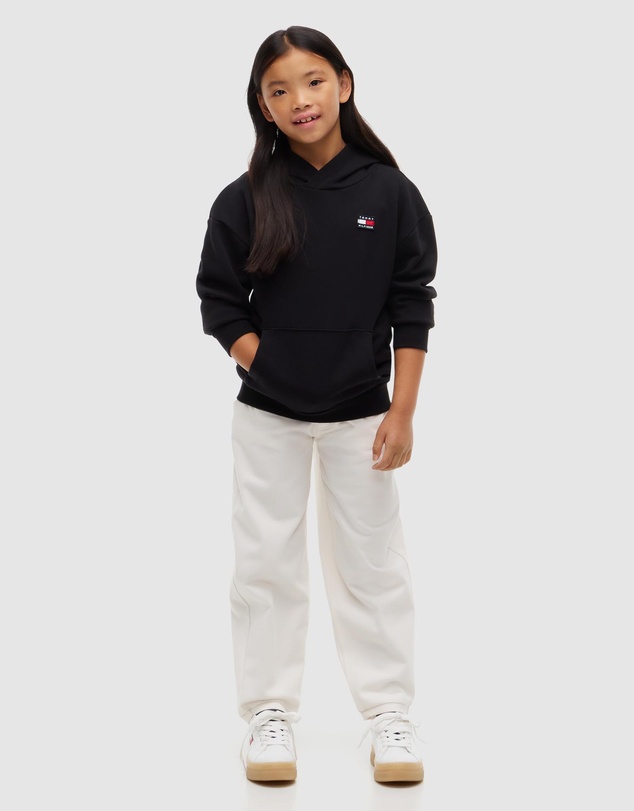 Tommy Hilfiger - Kids Unisex 8-16 Flag Logo Hoodie - Teens