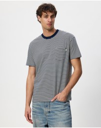 S Double - Stripe Pocket T-Shirt