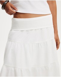 Cotton On - Haven Fold Over Midi Skirt