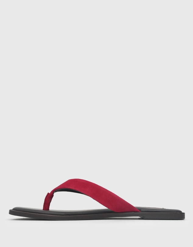 Betts - Sophia Leather Thong Sandals
