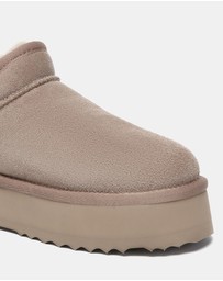 EVERAU - Australian Shepherd Ugg Nano Classic Platform Cow Suede Upper UGG Boots