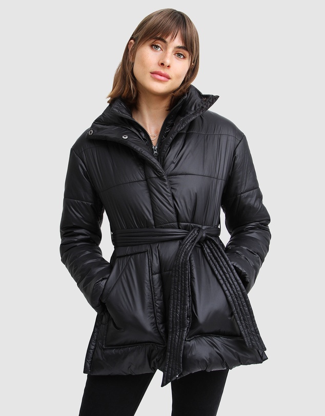 Belle & Bloom - Moonrise Belted Puffer Jacket