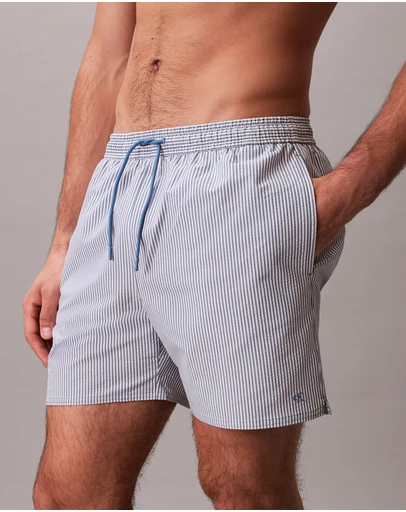 Calvin Klein - Icon Seersucker Swim Shorts