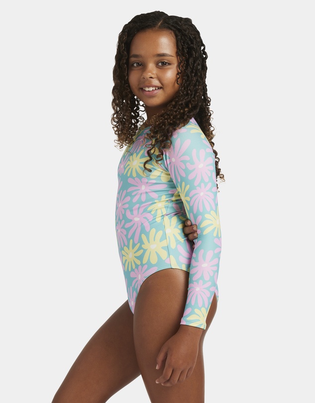 Roxy - Girls 8 to 16 Flower Lover One Piece Rash Vest