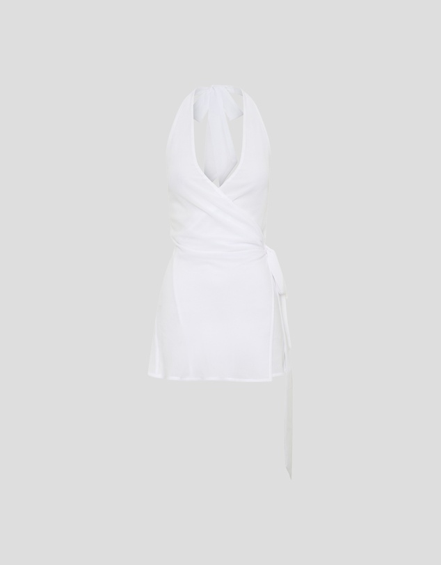 Vacay Swimwear - Sirena Wrap Mini White