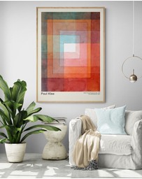 Inka Arthouse - White Unframed Polyphonically by Paul Klee Art Print