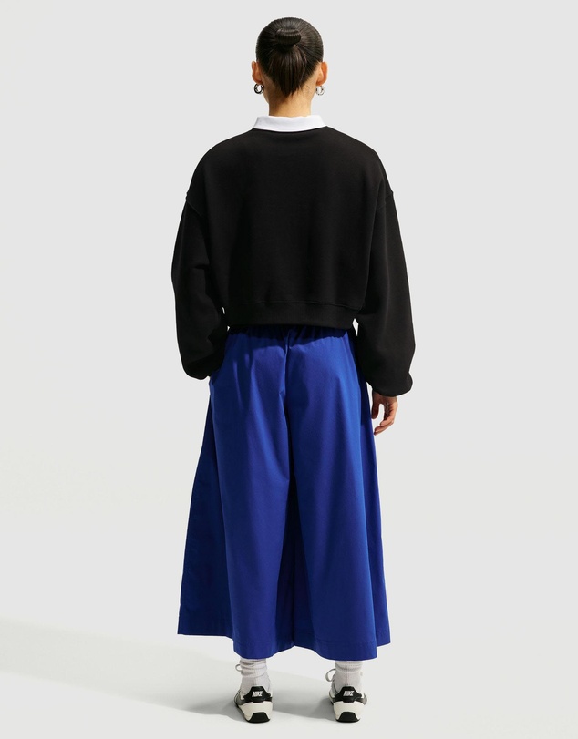 Nike - Nike Studio Fleece Oversized Cropped Crew Sweat